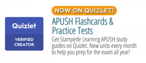 Quizlet APUSH Flashcards on Quizlet by Stampede Learning Systems